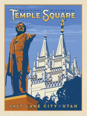 Salt Lake City, Utah: Brigham Young Monument