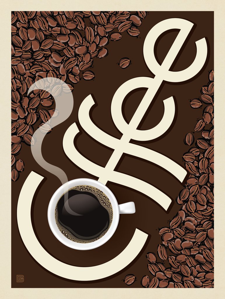 Cup-O-Coffee - Notecards - Artwork