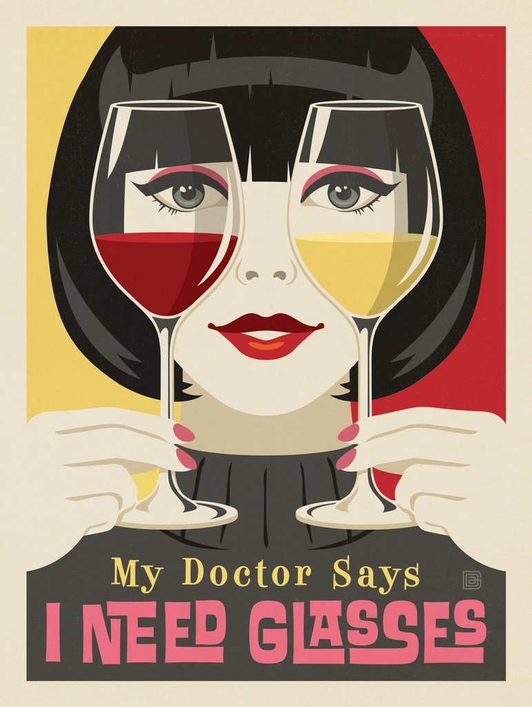 My Doctor Says I Need Glasses - Art Print - Artwork