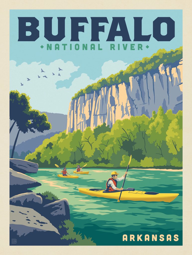 Buffalo River: Arkansas - Art Print - Artwork