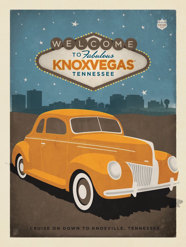 KnoxVegas - Metal Sign - Artwork