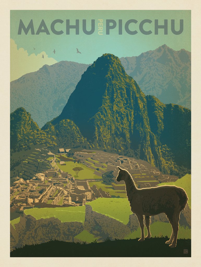 Peru: Machu Picchu - Postcards - Artwork