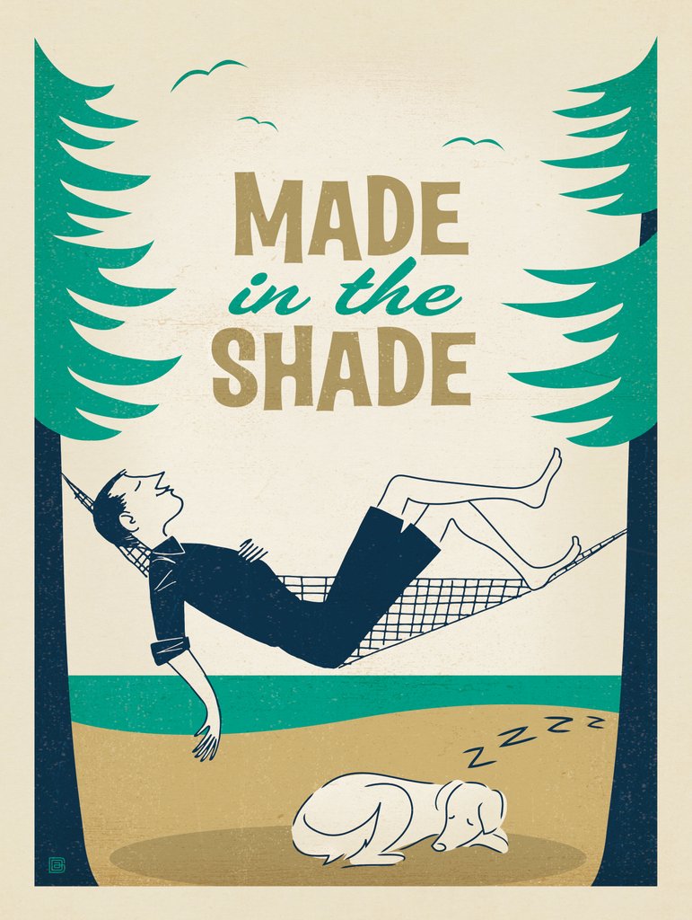 Lake: Made In The Shade - Canvas - Artwork
