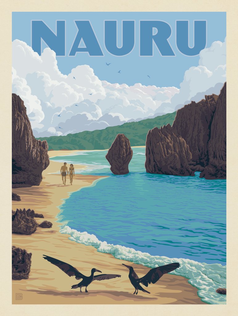 Nauru - Notecards - Artwork