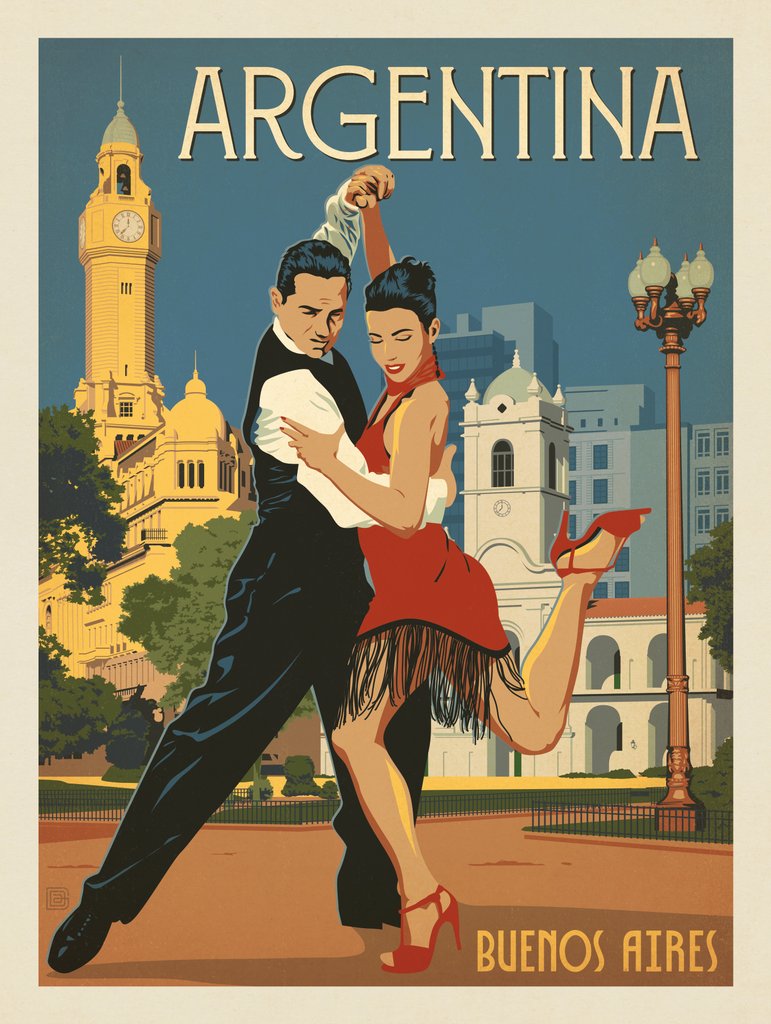 Argentina: Buenos Aires - Postcards - Artwork