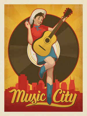 Music City Pinup Girl