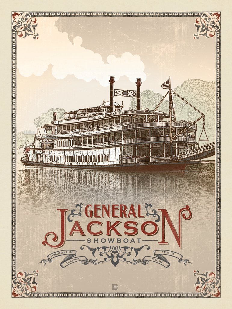 General Jackson - Metal Sign - Artwork