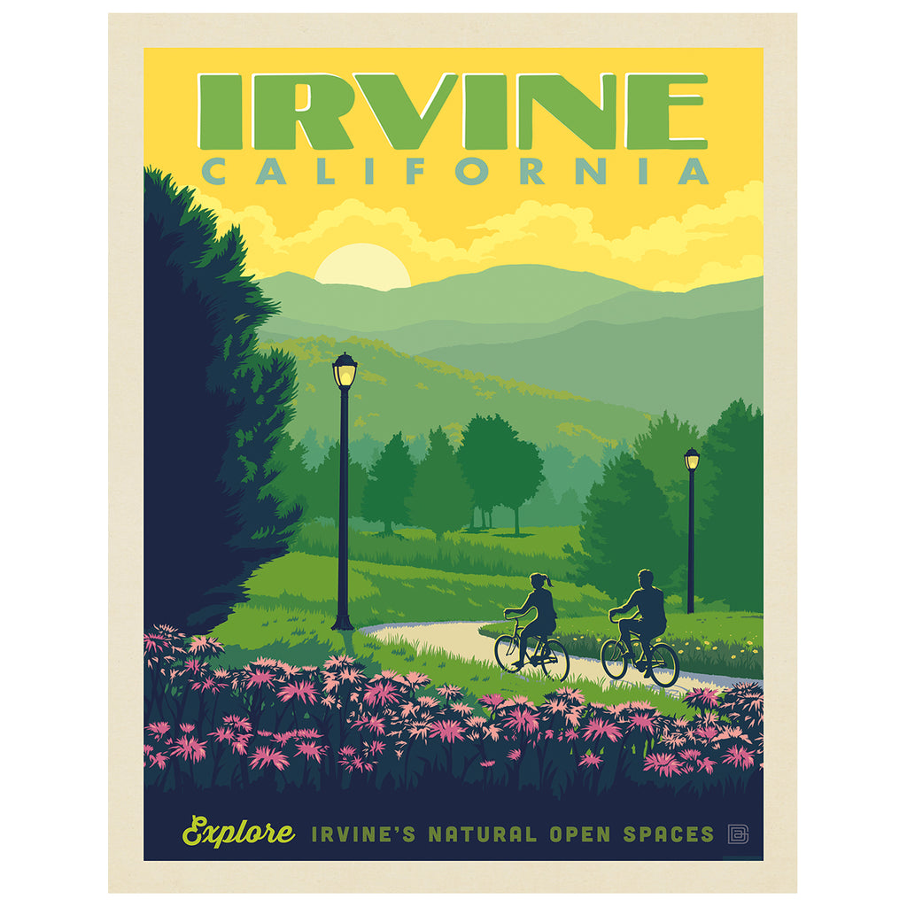 Irvine, California Collector's Print: Irvine