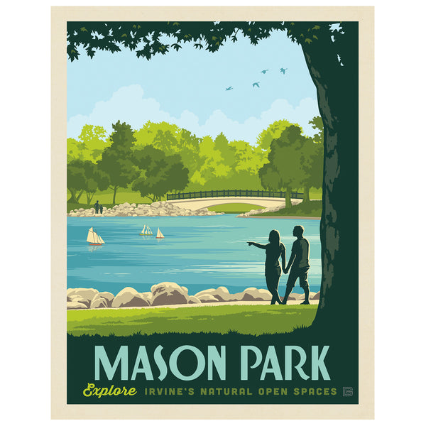Irvine, California Collector's Print: Mason Park