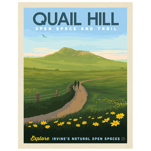 Irvine, California Collector's Print: Quail Hill