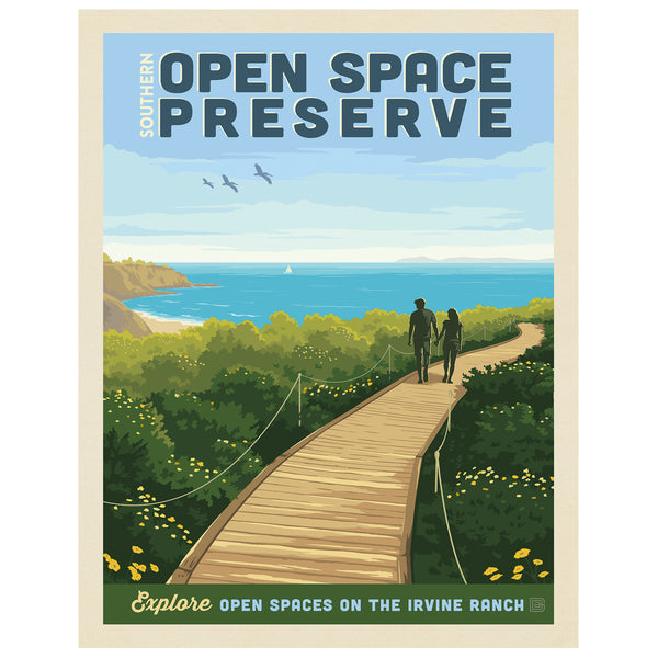 Irvine, California Collector's Print: South Open Space Preserve
