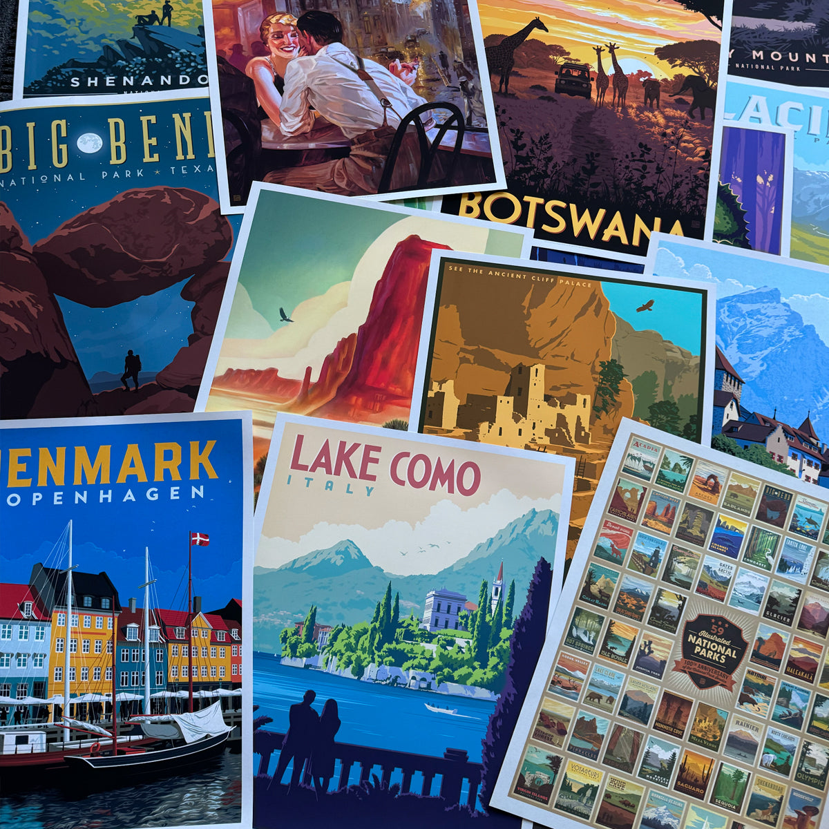 (5) Piece Bargain Bundle—Random Mix of 18"x24" ADG Prints (Scratch-N-Dent 2026)