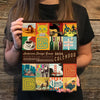 Woman holding our build your own calendar