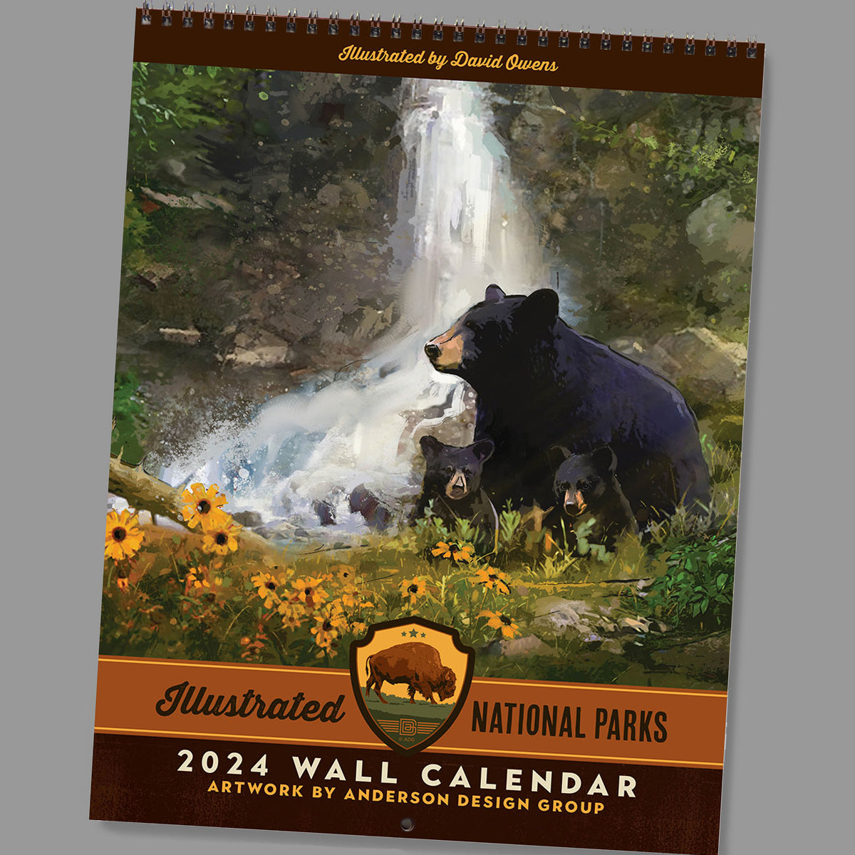 Anderson Design Wall Calendar 2022 National Parks by Crane