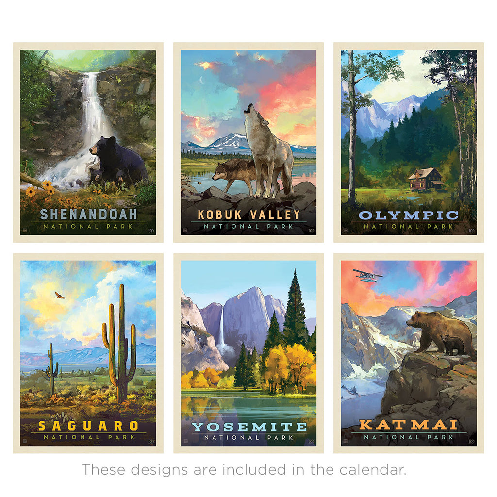 2024 Wall Calendar: National Parks by David Owens