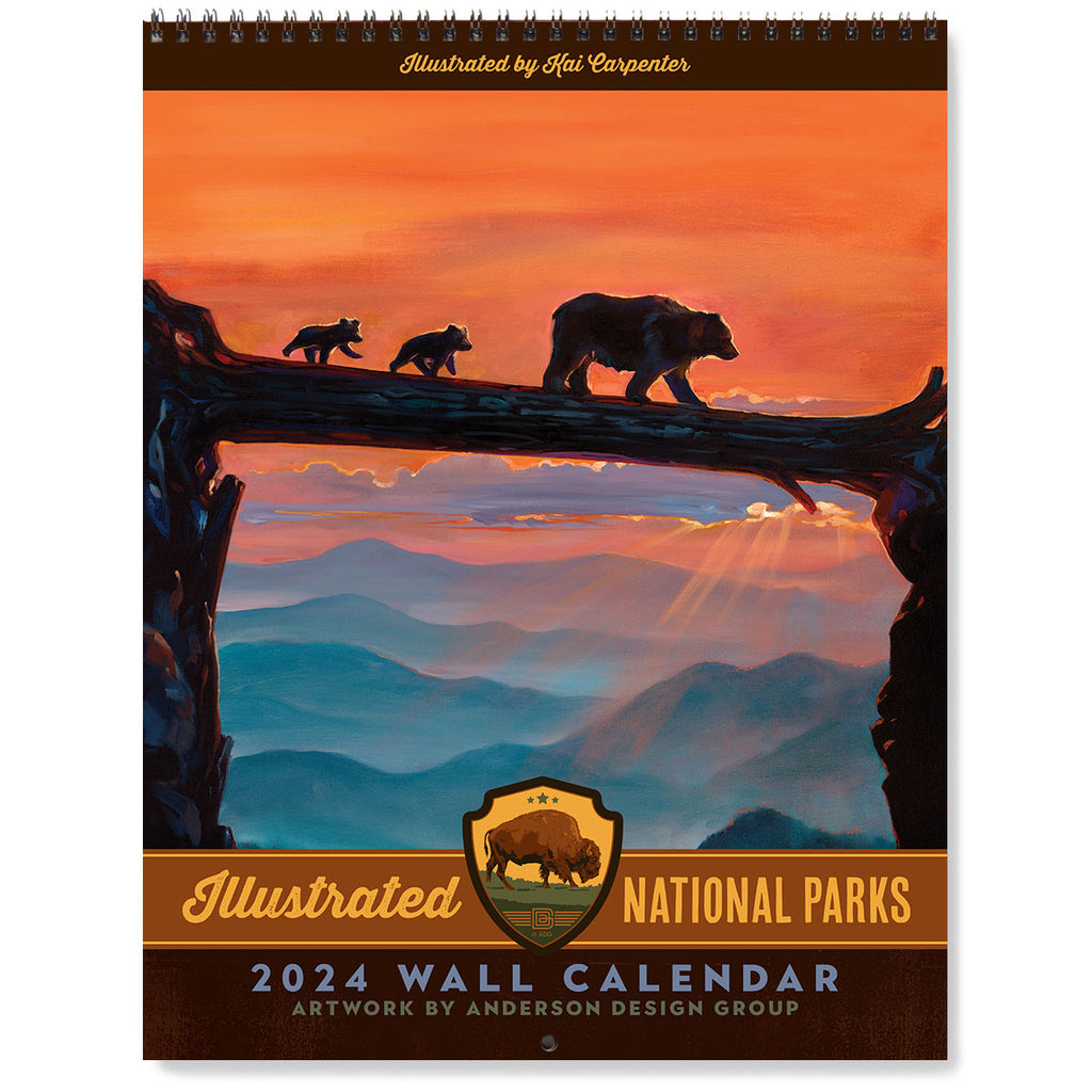 2024 Wall Calendar: National Parks by Kai Carpenter