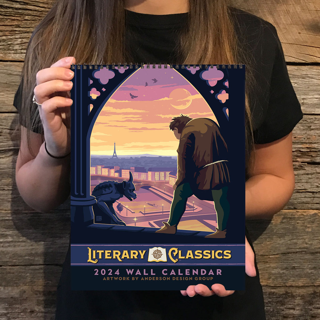 2024 Wall Calendar: Literary Classics