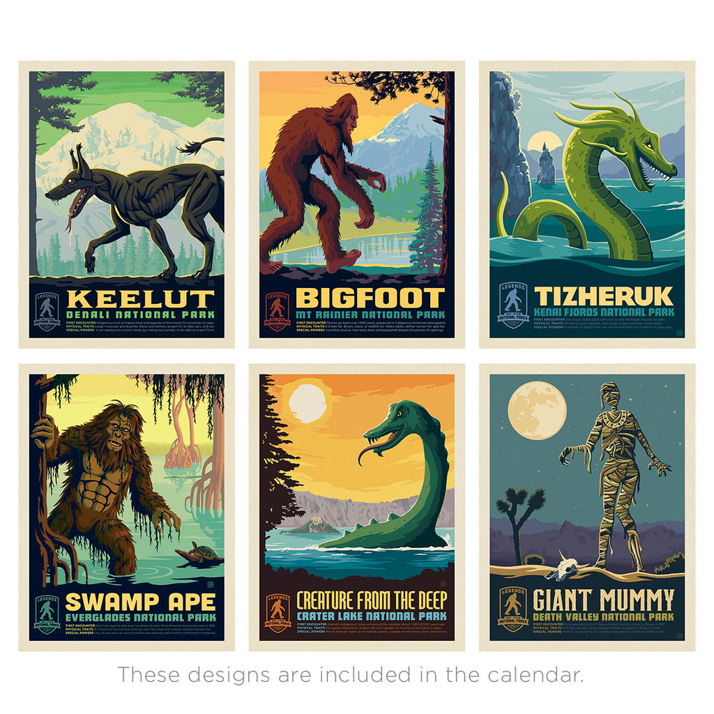 2024 Wall Calendar: Legends of the National Parks (Best-Seller)