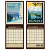 2024 Scratch-N-Dent Sale: Wall Calendar—National Parks (Bargain—50% OFF)