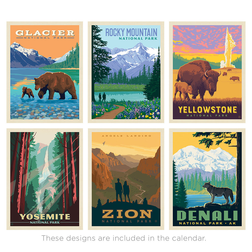 Anderson Design National Parks Wall Calendar 2022 | 60% Off anderson-design-national-parks-wall-calendar-2022-60-off