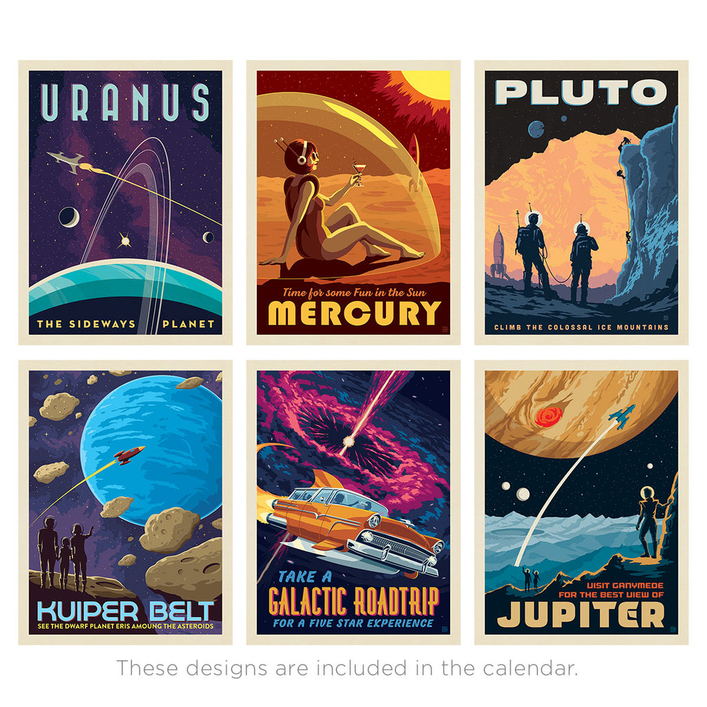 2024 Wall Calendar: Space Travel (Best Seller!)