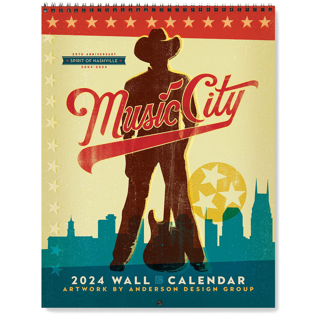 2024 Wall Calendar: Spirit of Nashville
