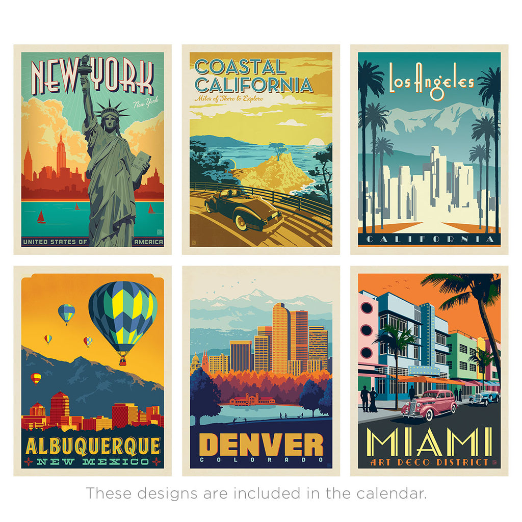 2024 Wall Calendar: Explore America