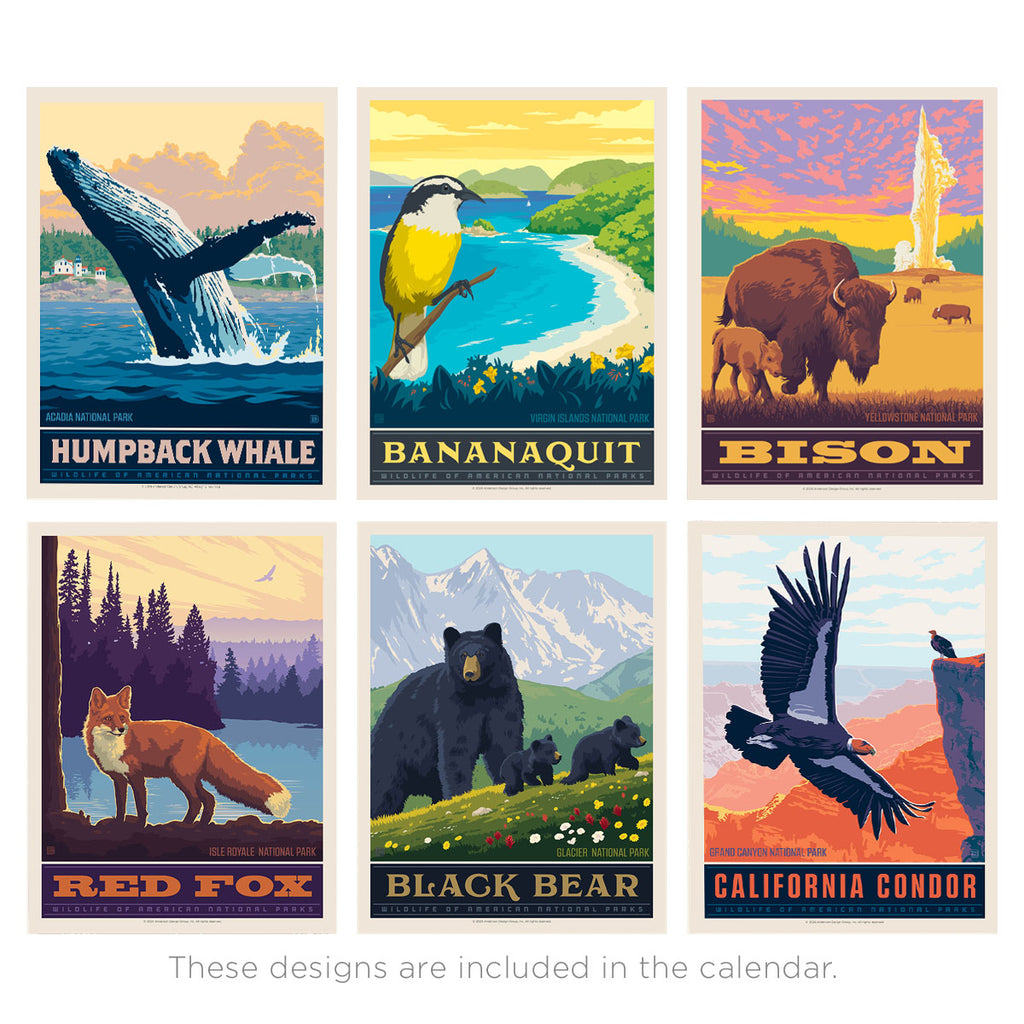 Anderson Design Wall Calendar 2022 | National Parks by Kenneth Crane Anderson Design Wall Calendar 2022 | National Parks by Kenneth Crane