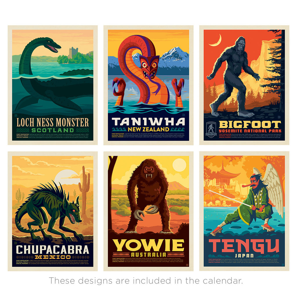 First Six Calendar Designs