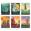 2026 Wall Calendar: Fantasy Travel (Ancient Wonders & Mythical Places)