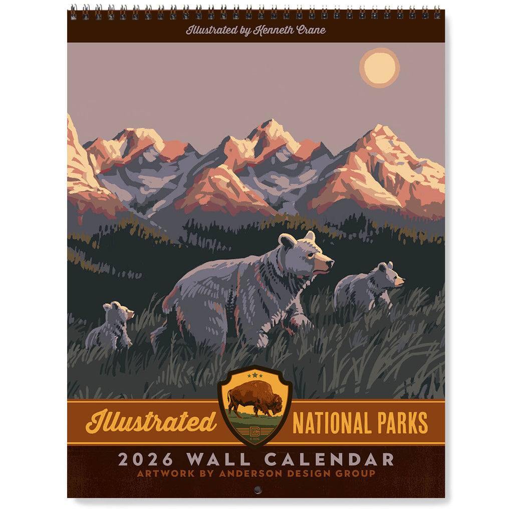 2026 Wall Calendar: National Parks by Kenneth Crane