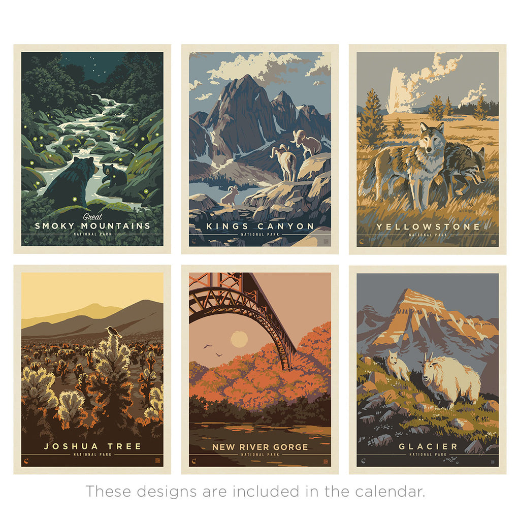 2026 Wall Calendar: National Parks by Kenneth Crane