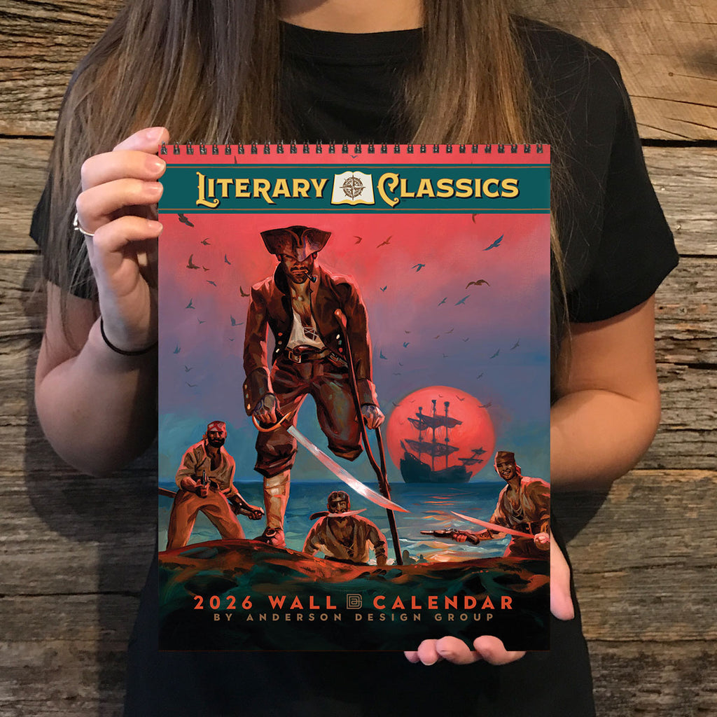 2026 Wall Calendar: Literary Classics
