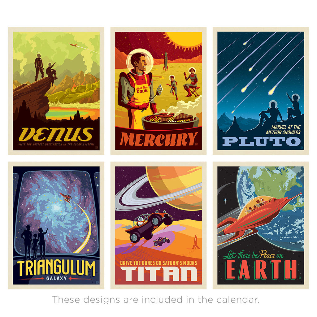 2026 Wall Calendar: Space Travel