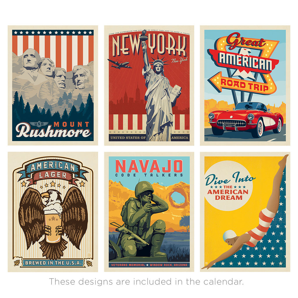 2026 Wall Calendar: 250th Anniversary USA