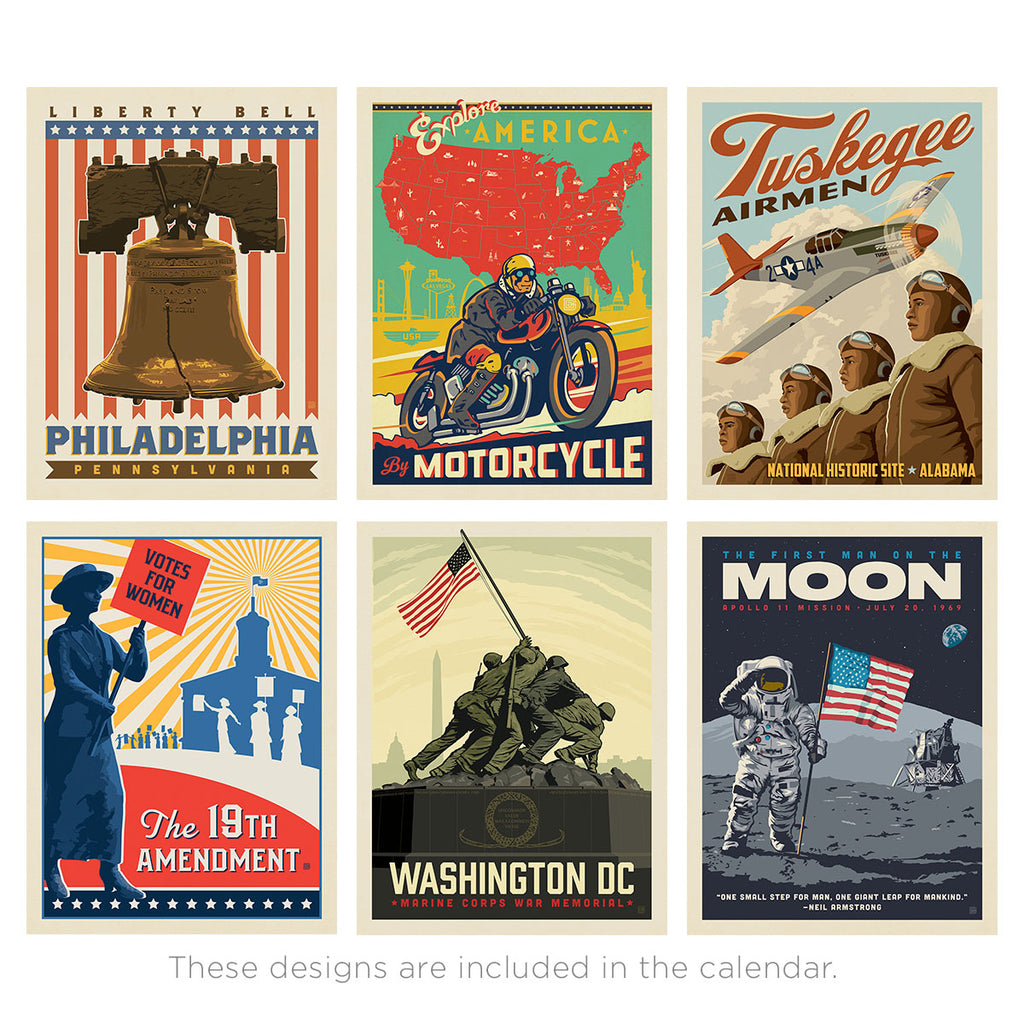 2026 Wall Calendar: 250th Anniversary USA