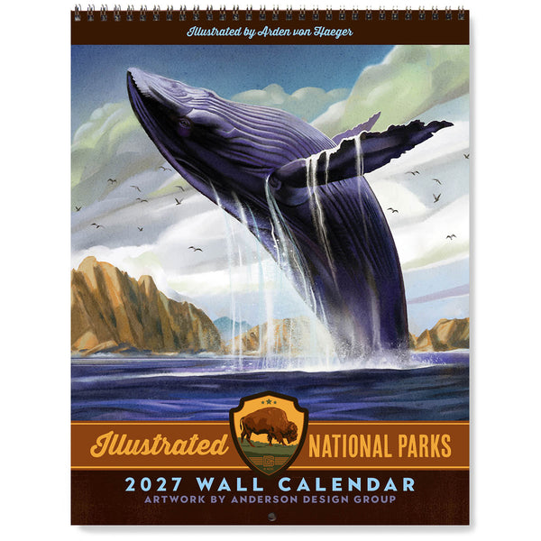 2027 Wall Calendar: National Parks by Arden von Haeger