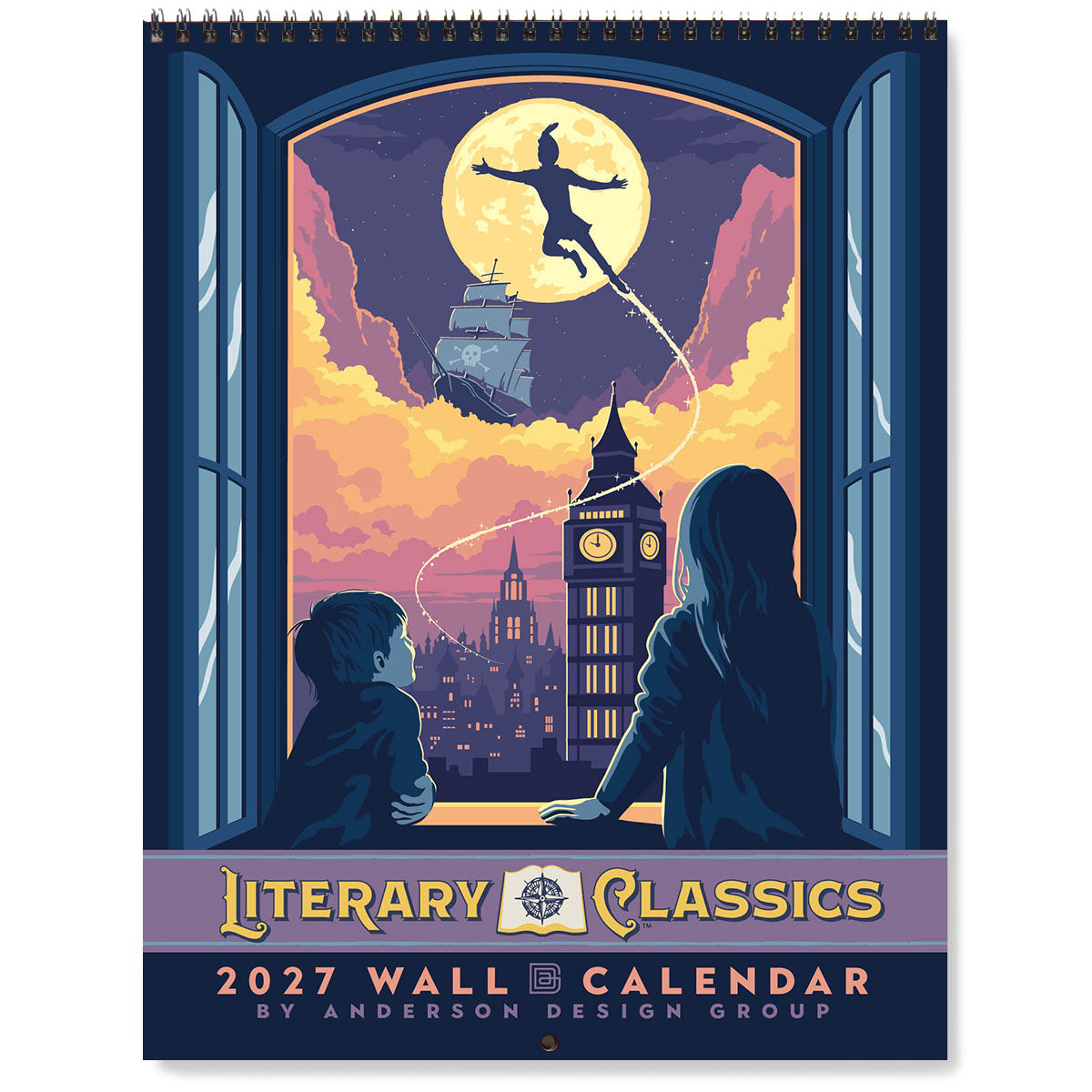 2027 Wall Calendar: Literary Classics