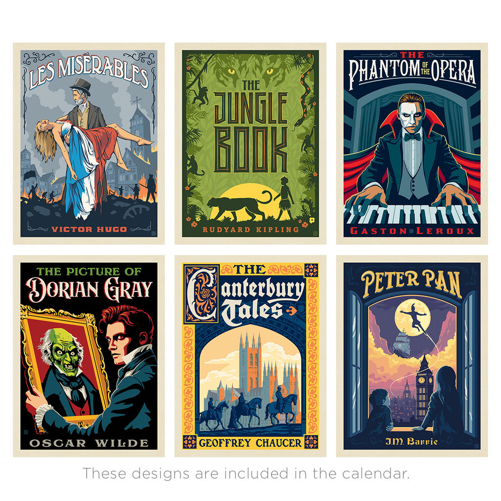 2027 Wall Calendar: Literary Classics