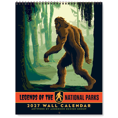 2027 Wall Calendar: Legends of the National Parks (Best Seller!)