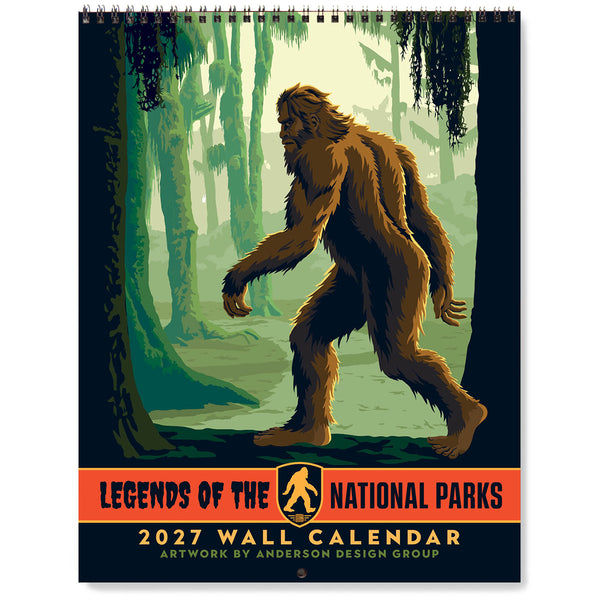 2027 Wall Calendar: Legends of the National Parks (Best Seller!)