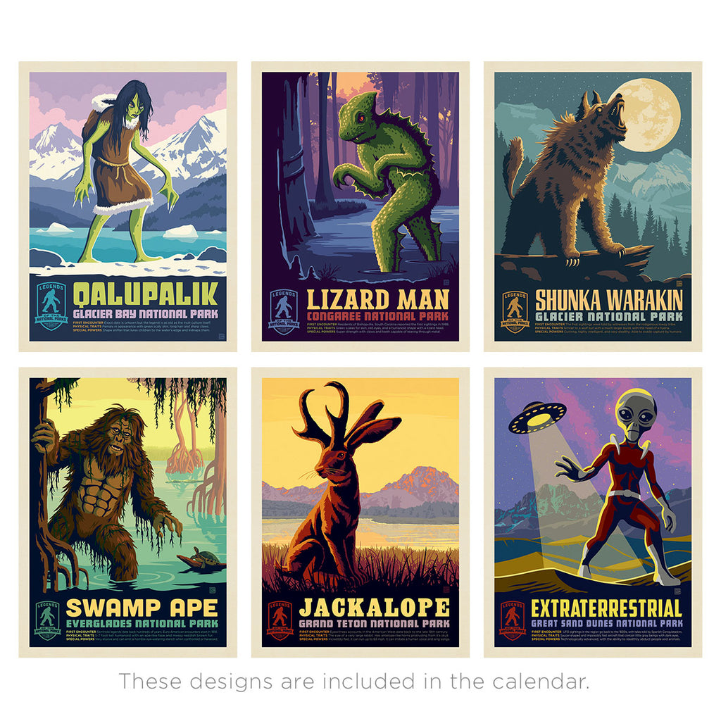 2027 Wall Calendar: Legends of the National Parks (Best Seller!)