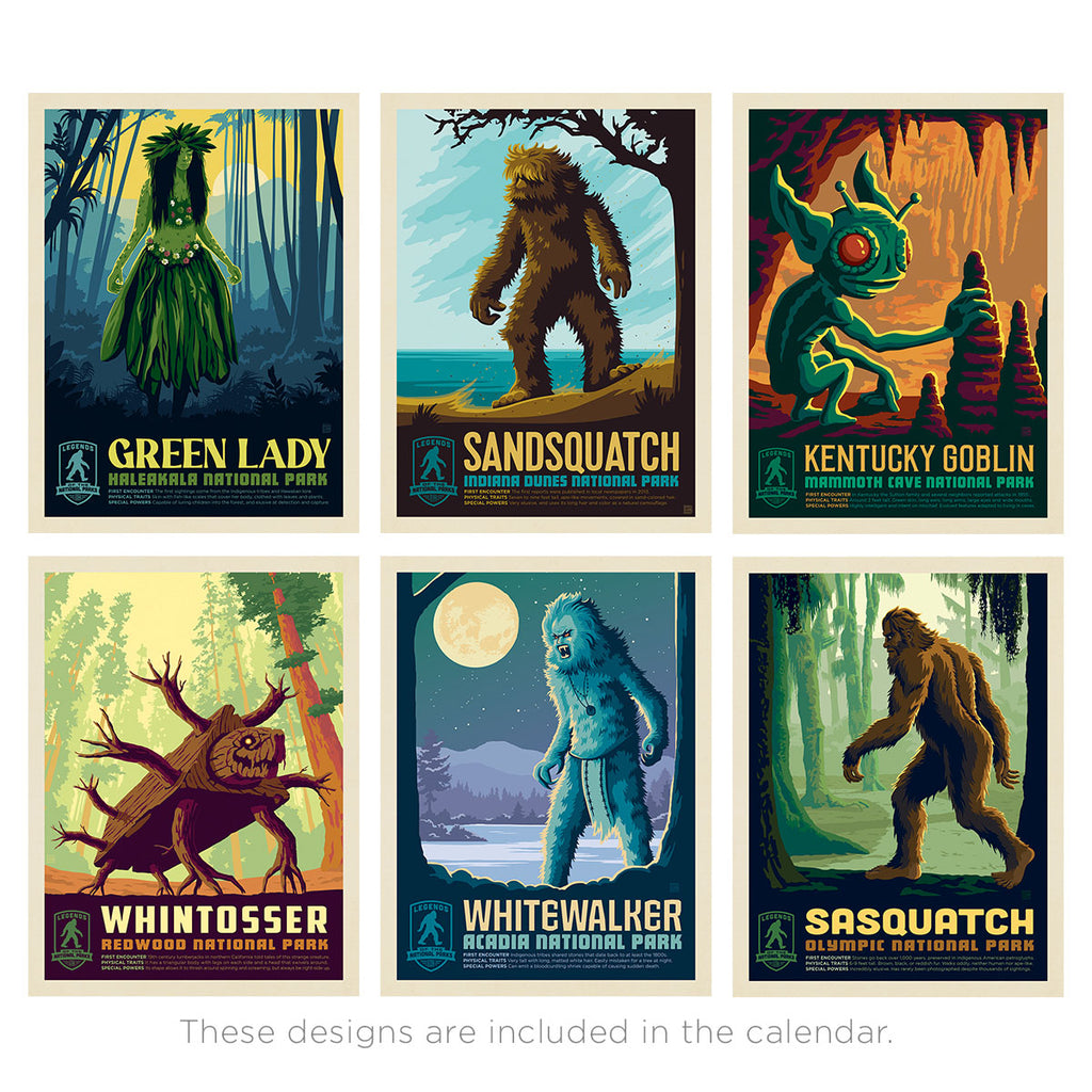 2027 Wall Calendar: Legends of the National Parks (Best Seller!)