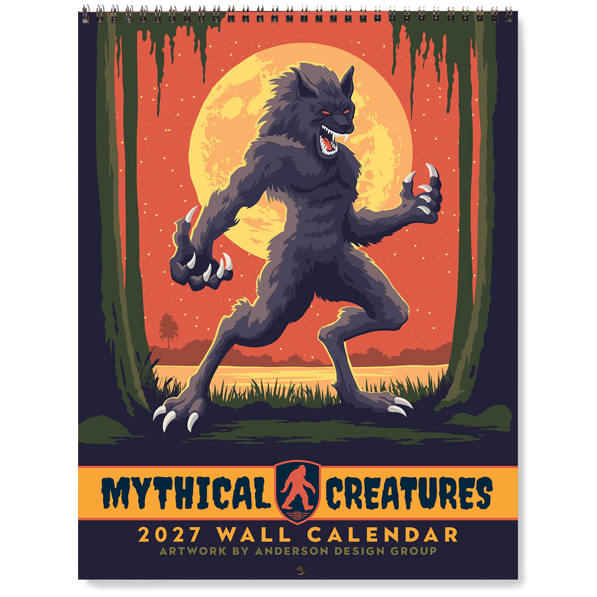 2027 Wall Calendar: Mythical Creatures From Around the World