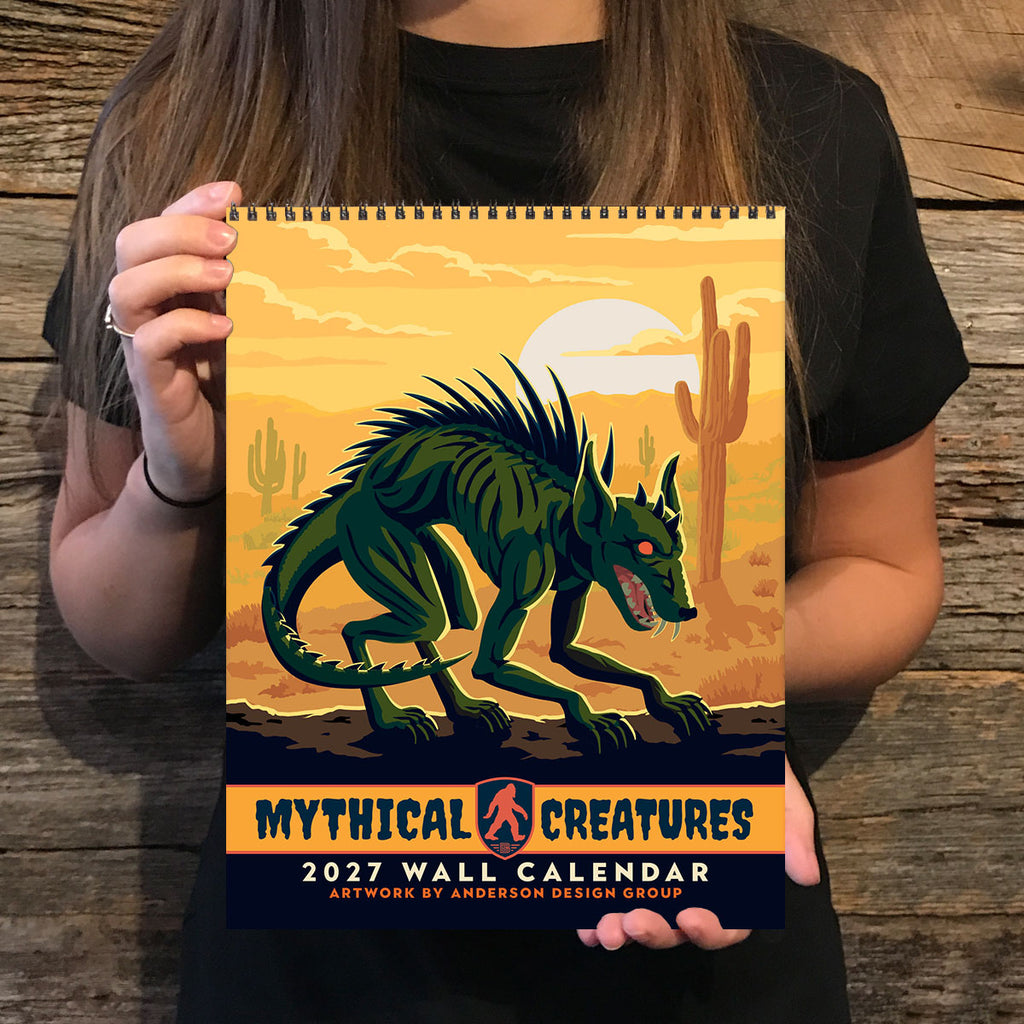 2027 Wall Calendar: Mythical Creatures From Around the World