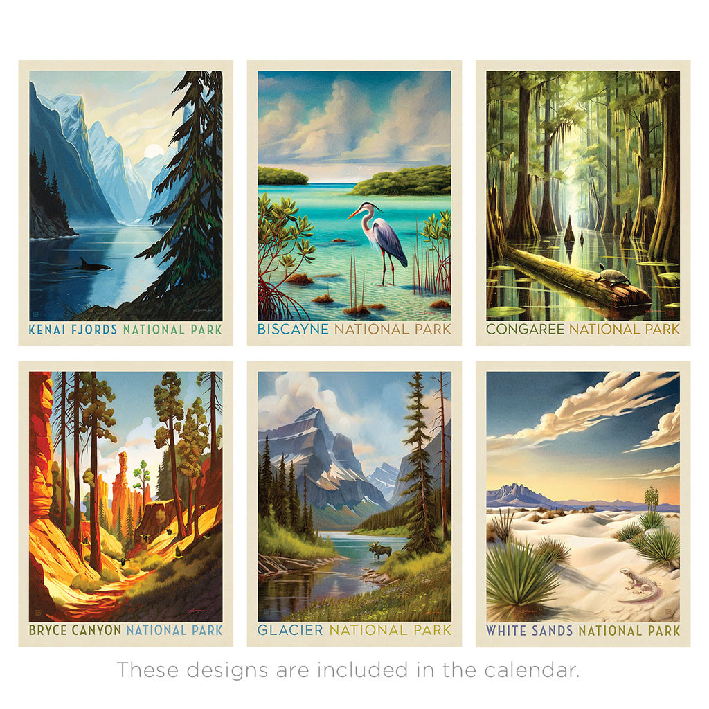 2027 Wall Calendar: National Parks by Arden von Haeger