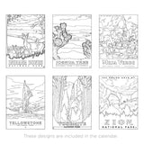 2027 Wall Calendar: National Parks Coloring Book Calendar