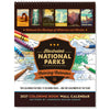 2027 Wall Calendar: National Parks Coloring Book Calendar