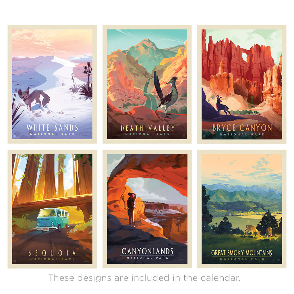 2027 Wall Calendar: National Parks by Mary Withers Kirkland