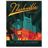 2027 Wall Calendar: Nashville, TN